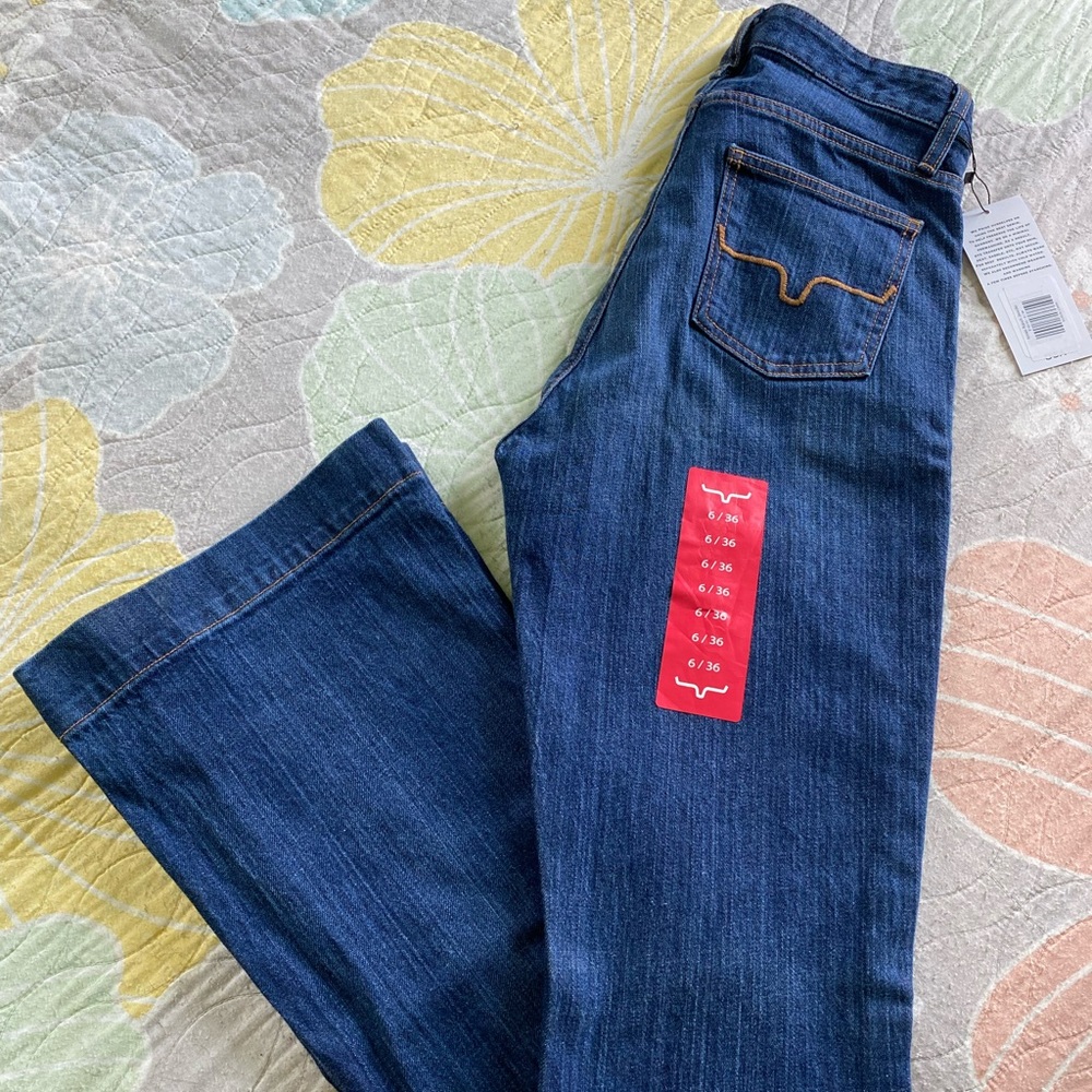 Kimes Jennifer jeans high rise trouser new with tags